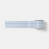 Ruban En Satin Zigzag, ruban bleu satin (Devant)