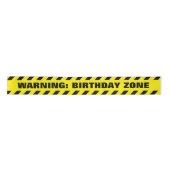 Ruban En Satin Zone d'anniversaire (Devant)