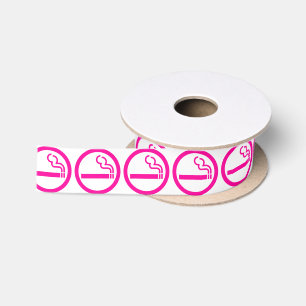 Ruban En Satin Zone fumeurs dames 喫煙女性 Japanese Sign