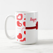 Ruban et Coeurs Valentine Mug (Gauche)
