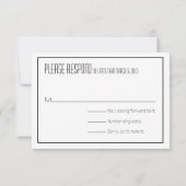 Ruban et dentelle RSVP gris jaune (Dos)