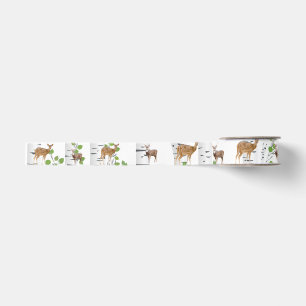 Ruban Gros-grain 1,5 po Grosgrain Ribbon Deer Doe Buck Woodland Hun