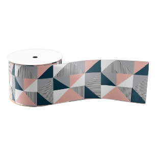 Ruban Gros-grain Abstract ful geometry