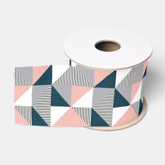 Ruban Gros-grain Abstract ful geometry (Bobine)