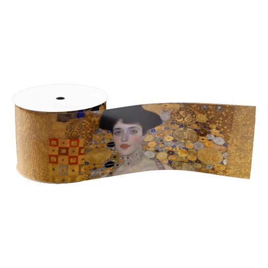 Ruban Gros-grain Adele, dame en or Art par Gustav Klimt (Bobine)
