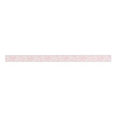 Ruban Gros-grain Adorable Motif de mini coeur Pastel rose/blanc (Devant)