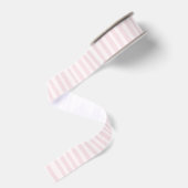 Ruban Gros-grain Aquarelle rayée rose (Dos)