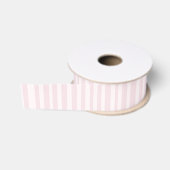 Ruban Gros-grain Aquarelle rayée rose (Bobine)
