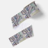 Ruban Gros-grain Arbres Abstraits (Dos)