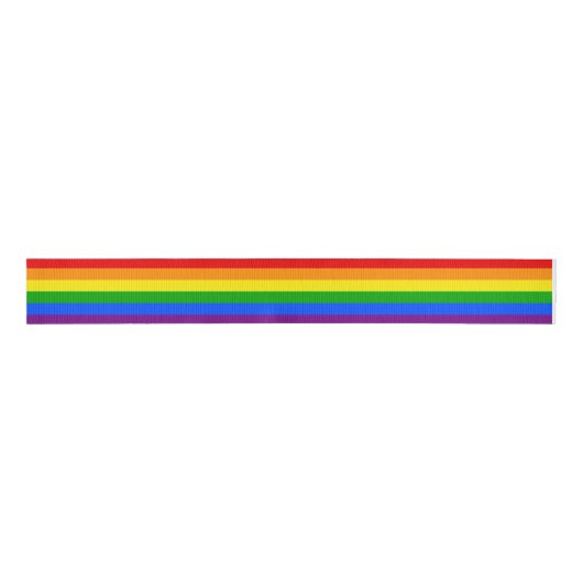 RUBAN GROS-GRAIN "ARC-EN-CIEL " (Devant)