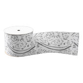 Ruban Gros-grain Argentée (Bobine)