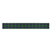 Ruban Gros-grain Armstrong tartan bleu et vert plaid (Devant)