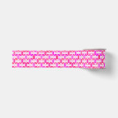 Ruban Gros-grain Art Déco industriel chic - rose, fuchsia, orchidée (Devant)