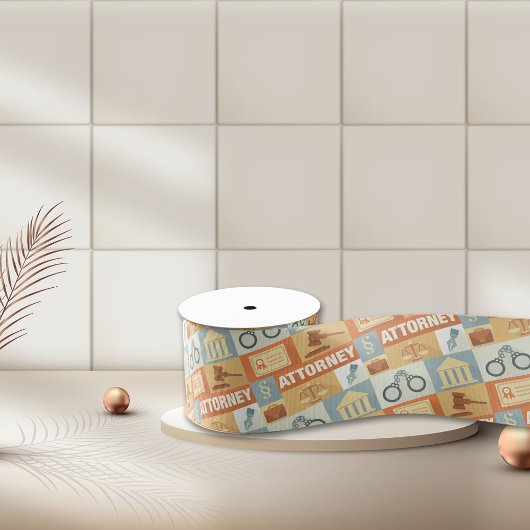 Ruban Gros-grain Avocat professionnel Iconic Conçu