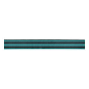 Ruban Gros-grain Bandes noires turquoises