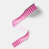 Ruban Gros-grain Bandes roses chaudes (Dos)