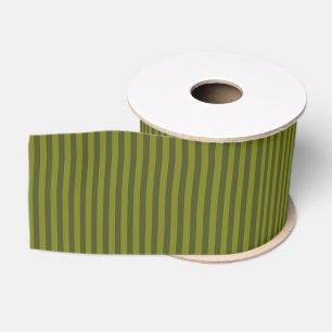 Ruban Gros-grain Bandes vertes d'olive