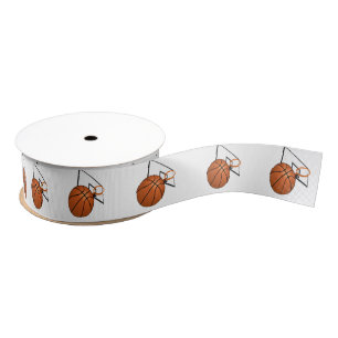 Ruban Gros-grain Basket-ball et cerceau