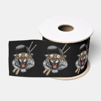 Ruban Gros-grain Batteur Tigre
