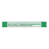 Ruban Gros-grain Bile Duct Cancer Sensibilisation Motif Ruban (Devant)