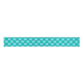 Ruban Gros-grain Bleu/Fleur Turquoise Ruban par Kenneth Yoncich (Devant)