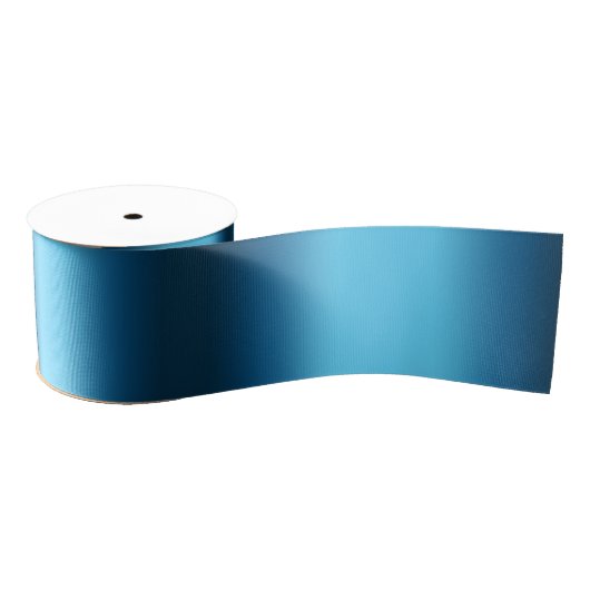 Ruban Gros-grain Bleu rayé (Bobine)