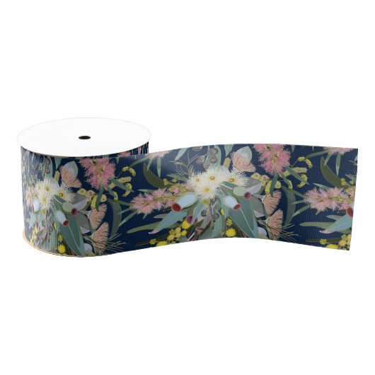 Ruban Gros-grain Bleu royal de Bush (Bobine)