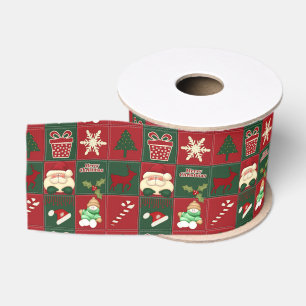 Ruban Gros-grain Blocs de Noël-RIBBON SPOOL-Grosgrain-Satin