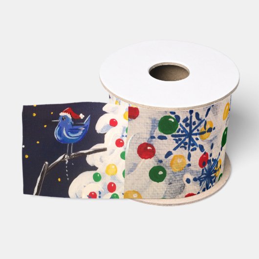 Ruban Gros-grain Bluebird Moon (Bobine)