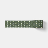 Ruban Gros-grain Boissons Martini sur fond vert olive (Devant)