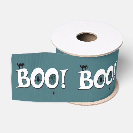 Ruban Gros-grain Boo ! (Bobine)