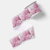 Ruban Gros-grain Bougies et Roses (Dos)