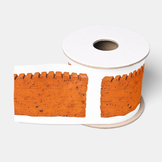 Ruban Gros-grain Brique Orange - Atom De La Création (Bobine)