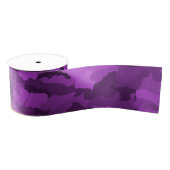 Ruban Gros-grain Camo pourpre (Bobine)