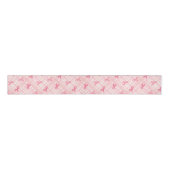 Ruban Gros-grain Cancer du sein Pink Ribbon Plaid Motif (Devant)