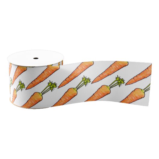Ruban Gros-grain Carotte (Bobine)