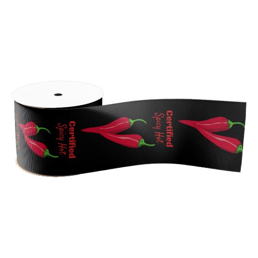 Ruban Gros-grain Certifié Hot Thunder_Cove épicé (Bobine)