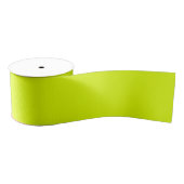 Ruban Gros-grain Chartreuse vert couleur solide (Bobine)