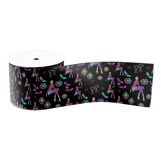 Ruban Gros-grain chaussures pour adolescents en ruban décoratif (Bobine)