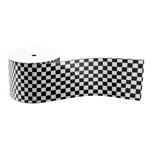 Ruban Gros-grain Checkered Grosgrain Ribbon (Bobine)