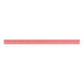 Ruban Gros-grain Checks Red and White Gingham (Devant)