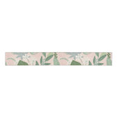 Ruban Gros-grain Chic Desert Blush Retro Butterfly Foliage Garden (Devant)