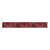 Ruban Gros-grain Chic Elegant Rouge Floral Mariage (Devant)
