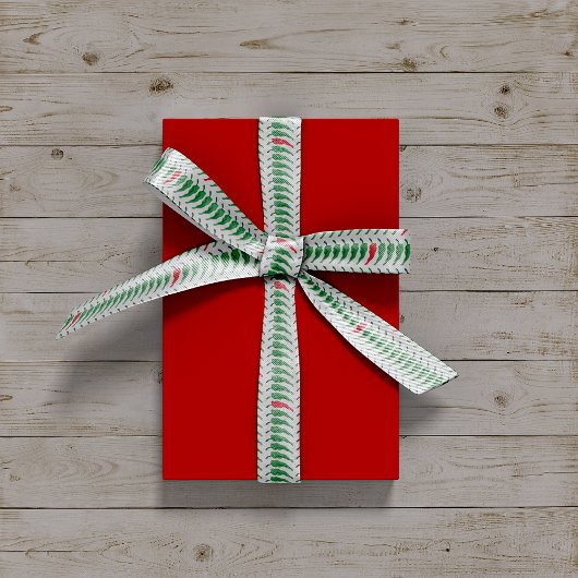 Ruban Gros-grain Chili Motif Pepper