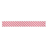 Ruban Gros-grain Classic Pink Red Stripes Christmas (Devant)