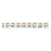 RUBAN GROS-GRAIN CLIENT SIMPLE CONTEMPORAIN PROPRE BLANC MODE (Devant)