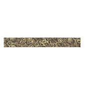 Ruban Gros-grain Cogs Gears Gold Metal (Devant)