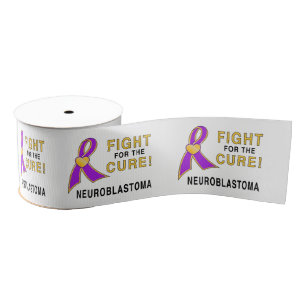 Ruban Gros-grain Combat de neuroblastome pour le traitement 3"