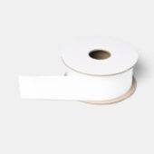 Ruban Gros-grain Conception simple et blanche personnalisée Ajouter (Bobine)