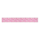 Ruban Gros-grain Copie de notes musicales - rose, multi (Devant)